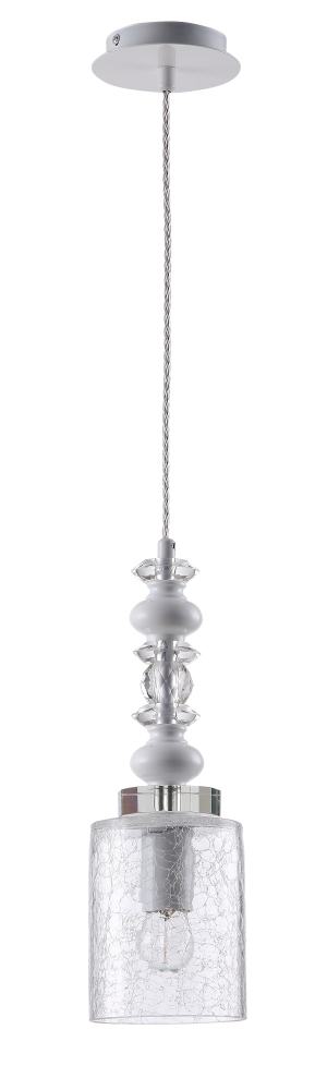 Светильник подвесной Crystal Lux MATEO SP1 WHITE Crystal Lux 2401/201