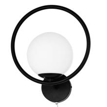 С 1 плафоном на стену Настенный светильник Arte Lamp MATISSE A7741AP-1BK, доставка по Казахстану 