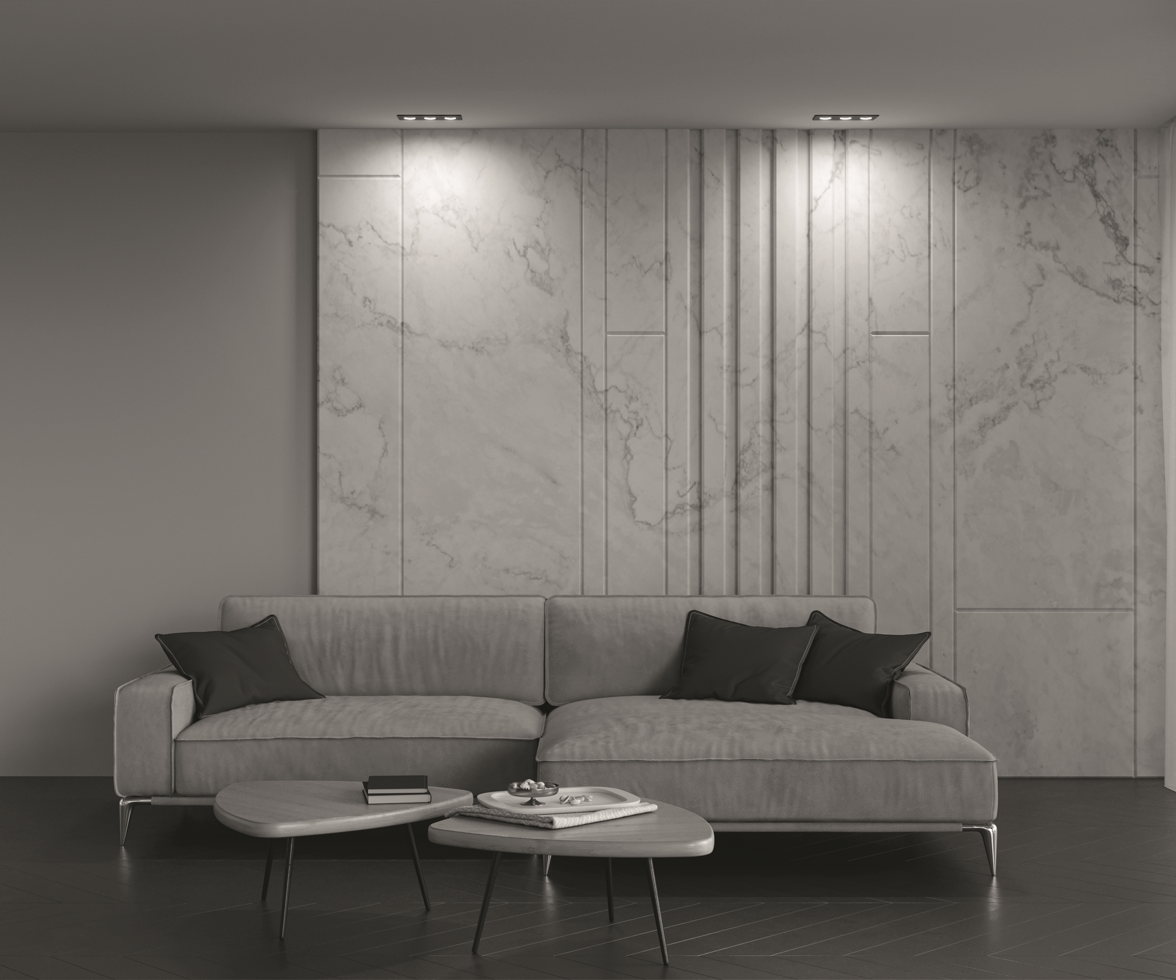 Картинка Встраиваемый светильник Maytoni Atom DL024-2-03B