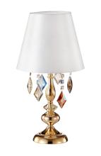 Настольная лампа Crystal Lux MERCEDES LG1 GOLD/COLOR Crystal Lux 0951/501