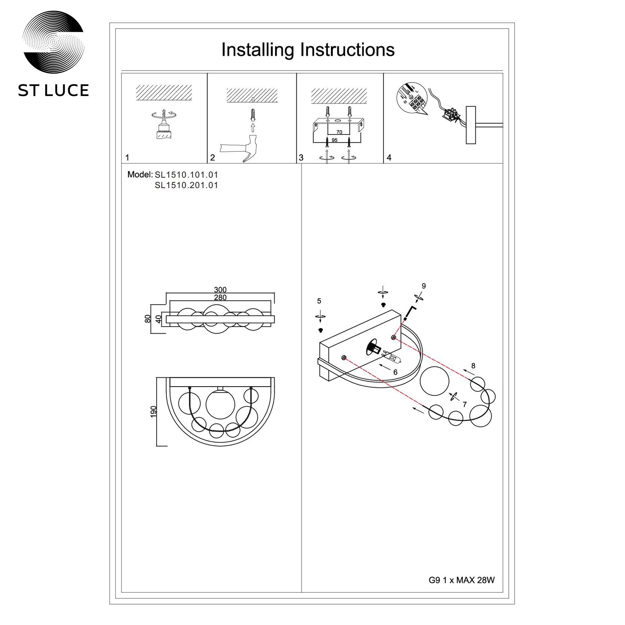 Дополнительная картинка Бра ST Luce Olmi SL1510.101.01