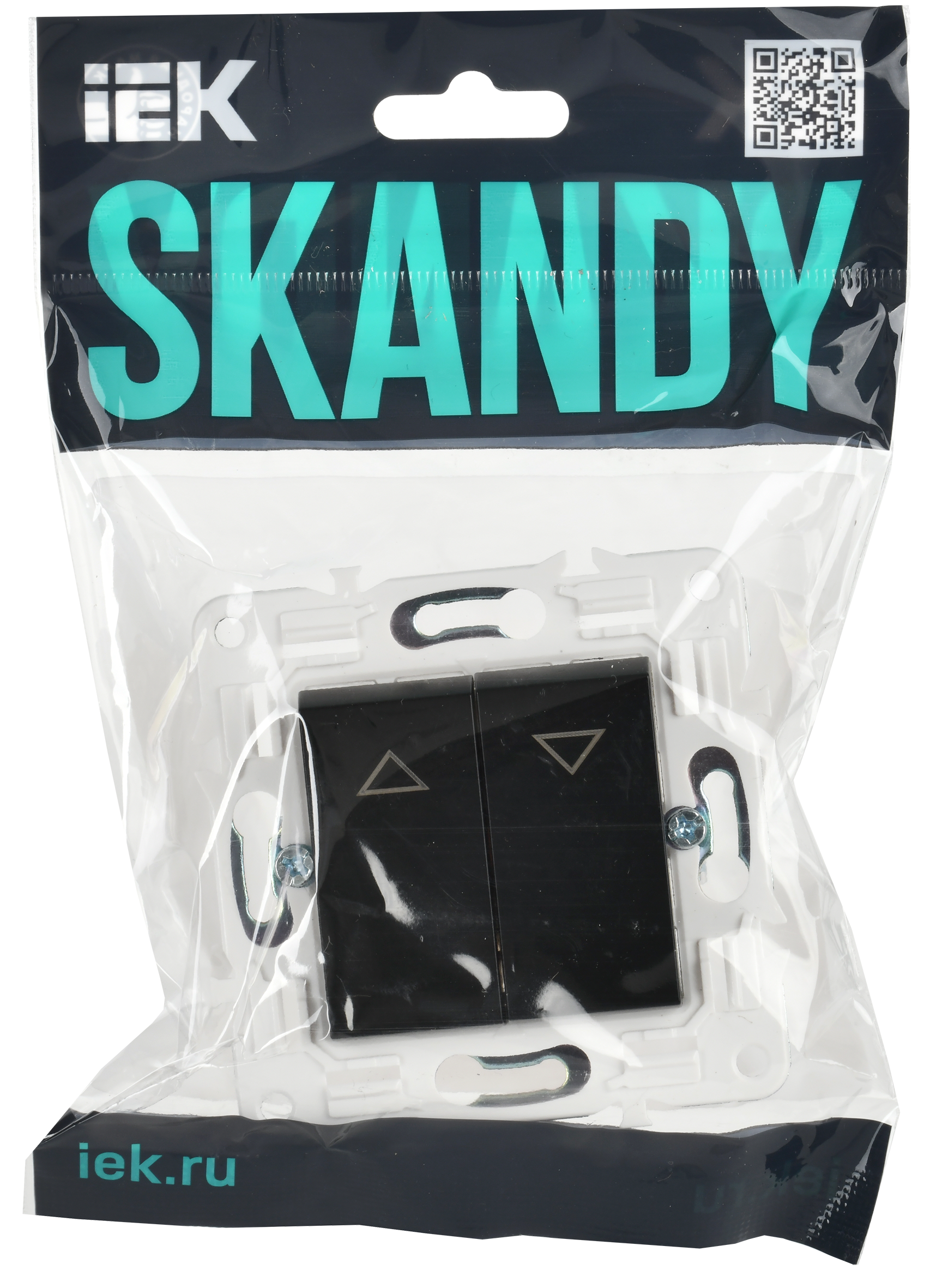 SKANDY Выключ. жалюзи 10А SK-V12Bl черн. IEK