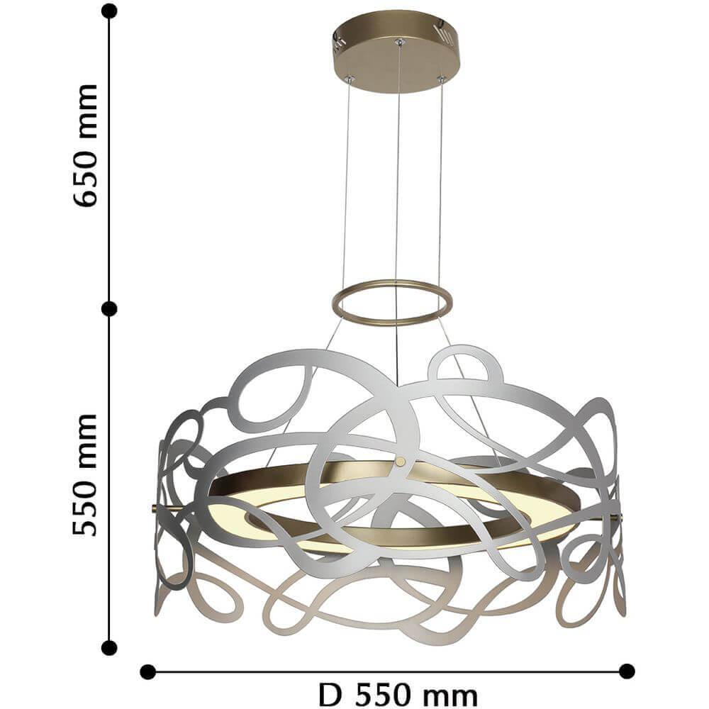 Картинка Подвесной светодиодный светильник Favourite Ria 2352-5P