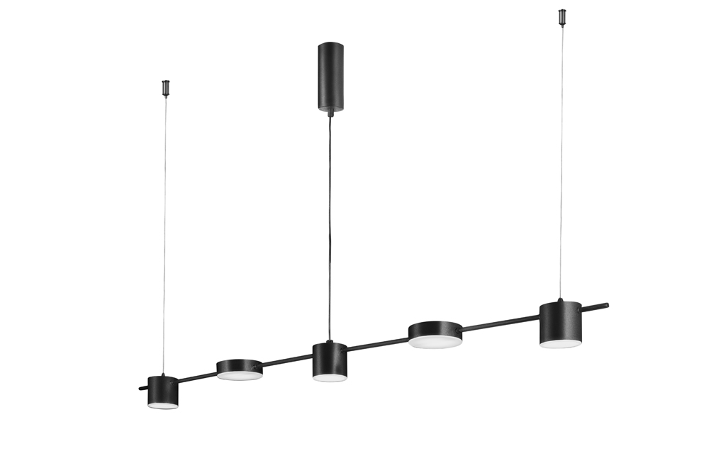 Светильник подвесной Crystal Lux TRISTAN SP5 L1200 BLACK Crystal Lux 3690/205
