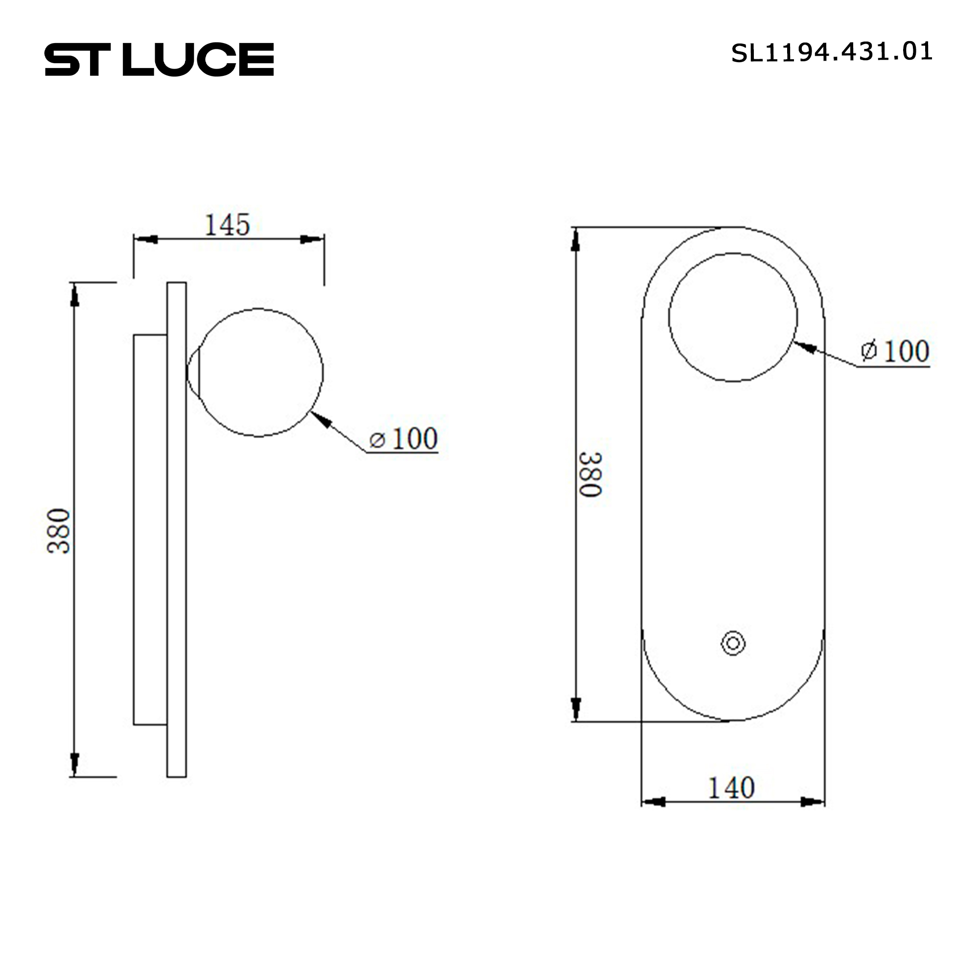 Картинка SL1194.431.01 Светильник настенный ST-Luce EARTHY