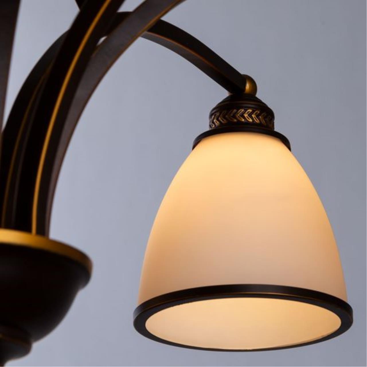 Дополнительная картинка Подвесная люстра Arte Lamp Bonito A9518LM-8BA