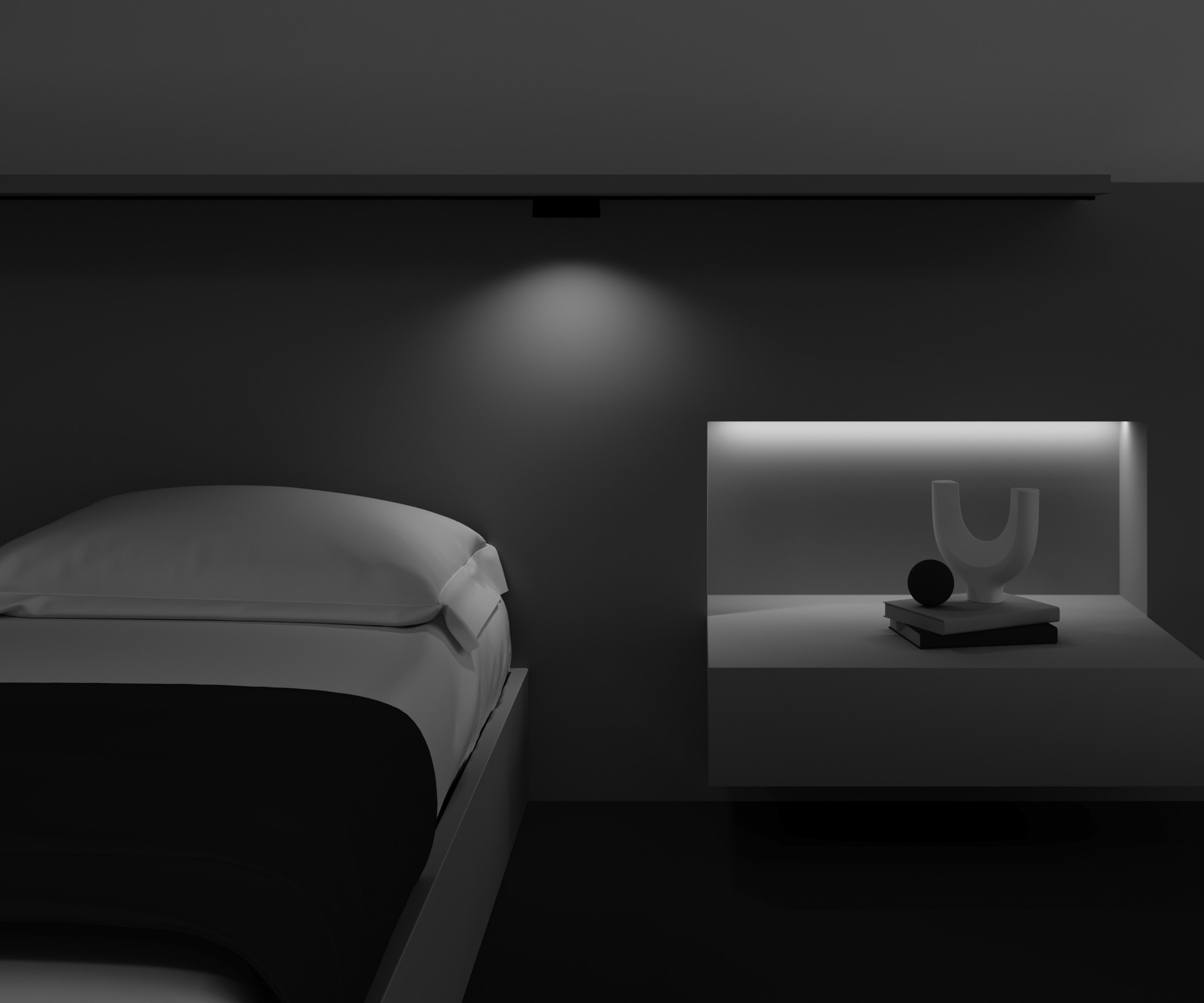 Дополнительная картинка Трековый светильник Technical TR084-1-6W3K-B