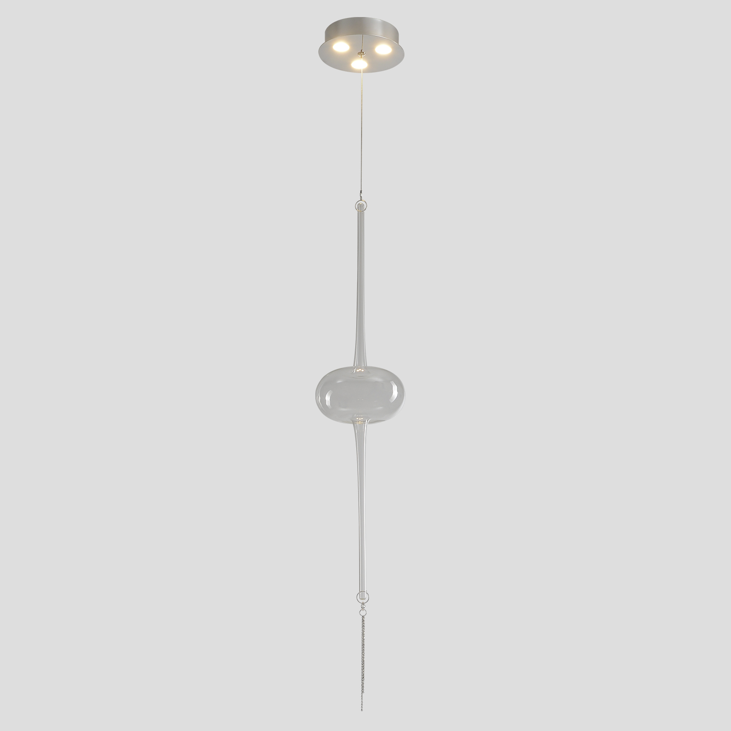 Дополнительная картинка Светильник подвесной GLASS Crystal Lux 3850/203