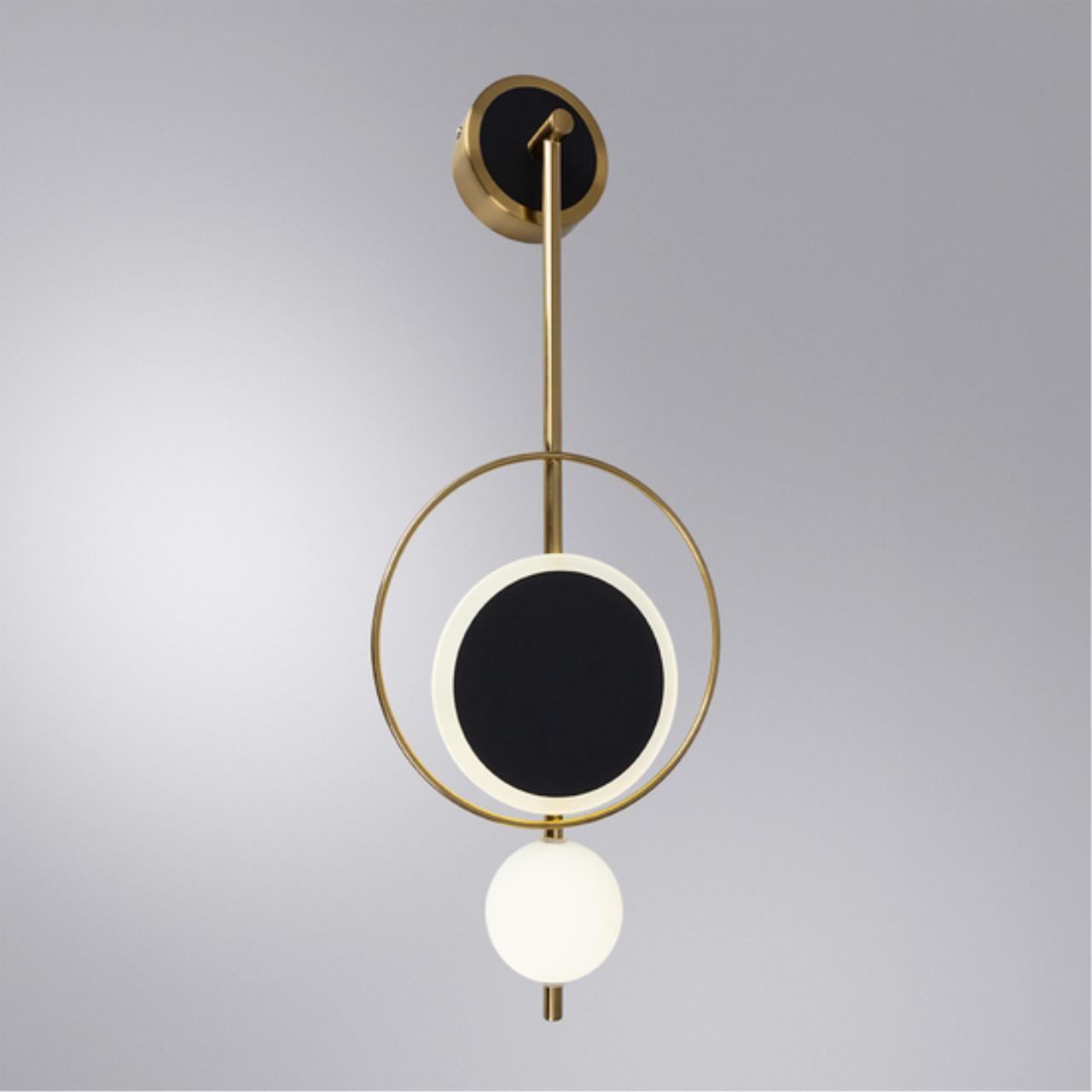 Дополнительная картинка Настенный светильник Arte Lamp POLARIS A2604AP-7BK