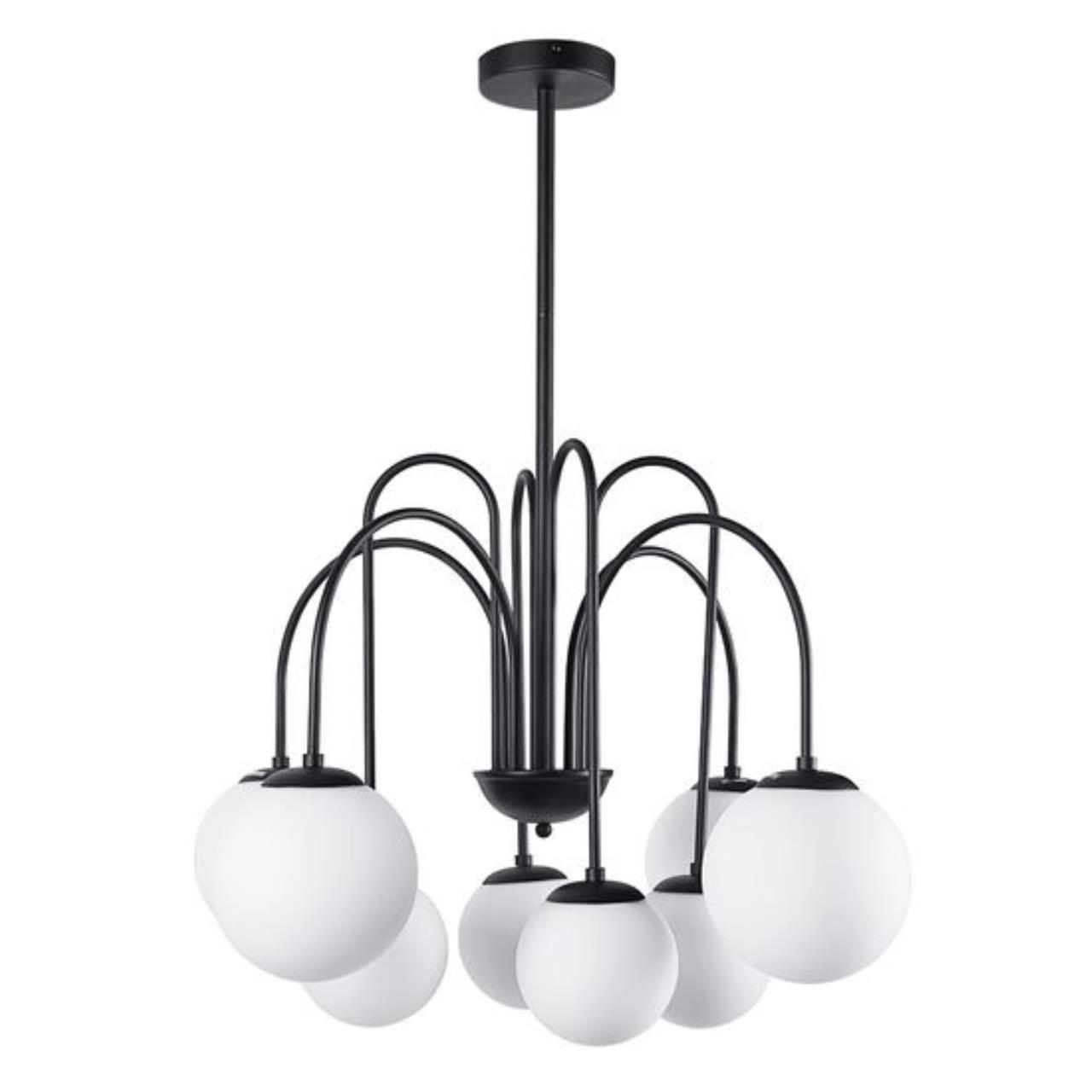 люстры подвесная люстра arte lamp mebsuta a1675lm-8bk, доставка по Казахстану 