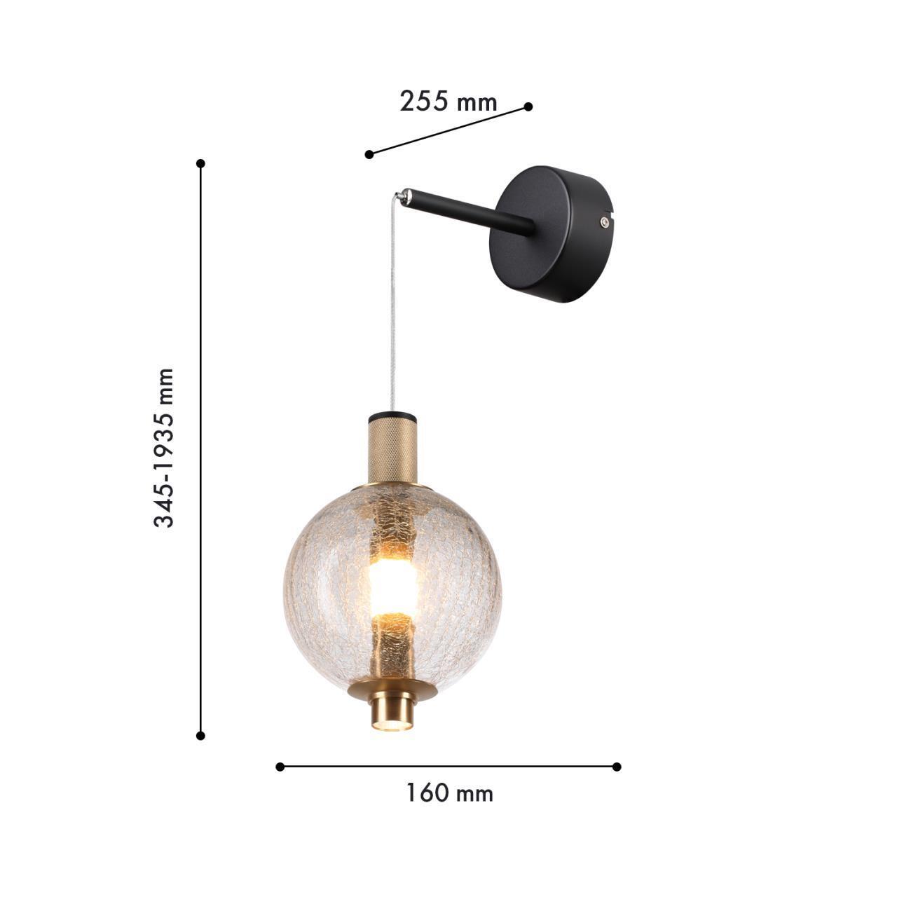Картинка Настенный светильник Kolbe 4316-1W
