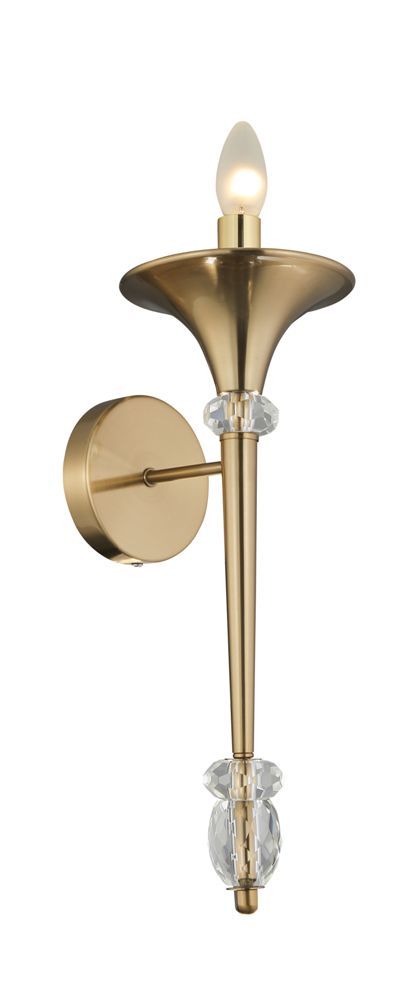 Картинка Бра Crystal Lux MIRACLE AP1 BRONZE Crystal Lux 2490/401
