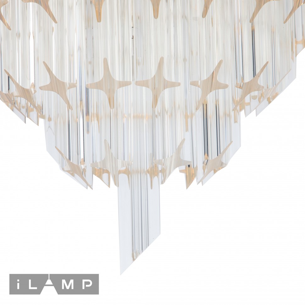 Картинка Подвесная люстра iLamp Manhattan 051D-6 Nickel