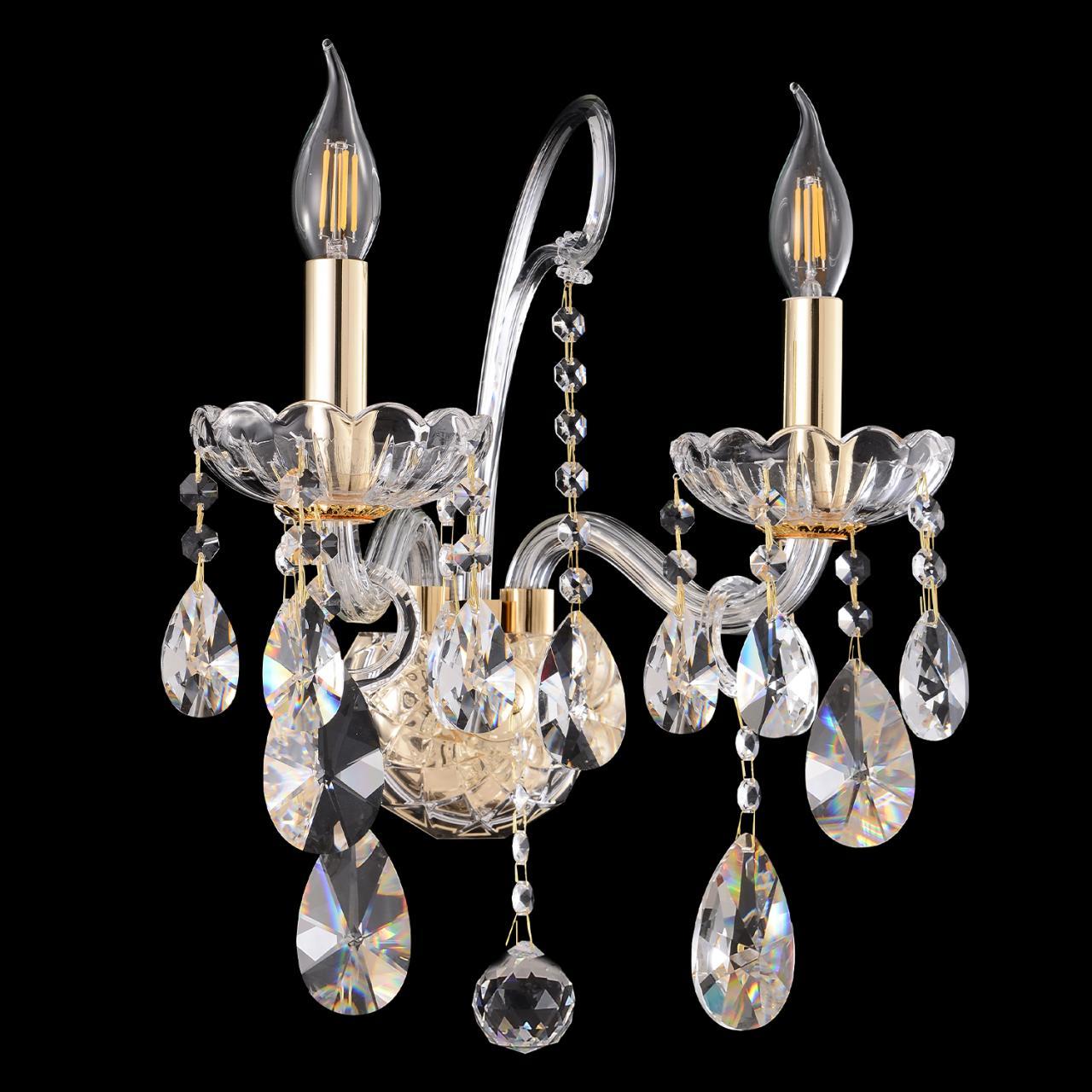 Дополнительная картинка Бра Crystal Lux MONICA AP2 GOLD Crystal Lux 2502/402