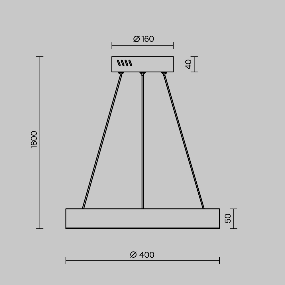 Дополнительная картинка Подвесной светильник Maytoni MOD415PL-L36BS4K