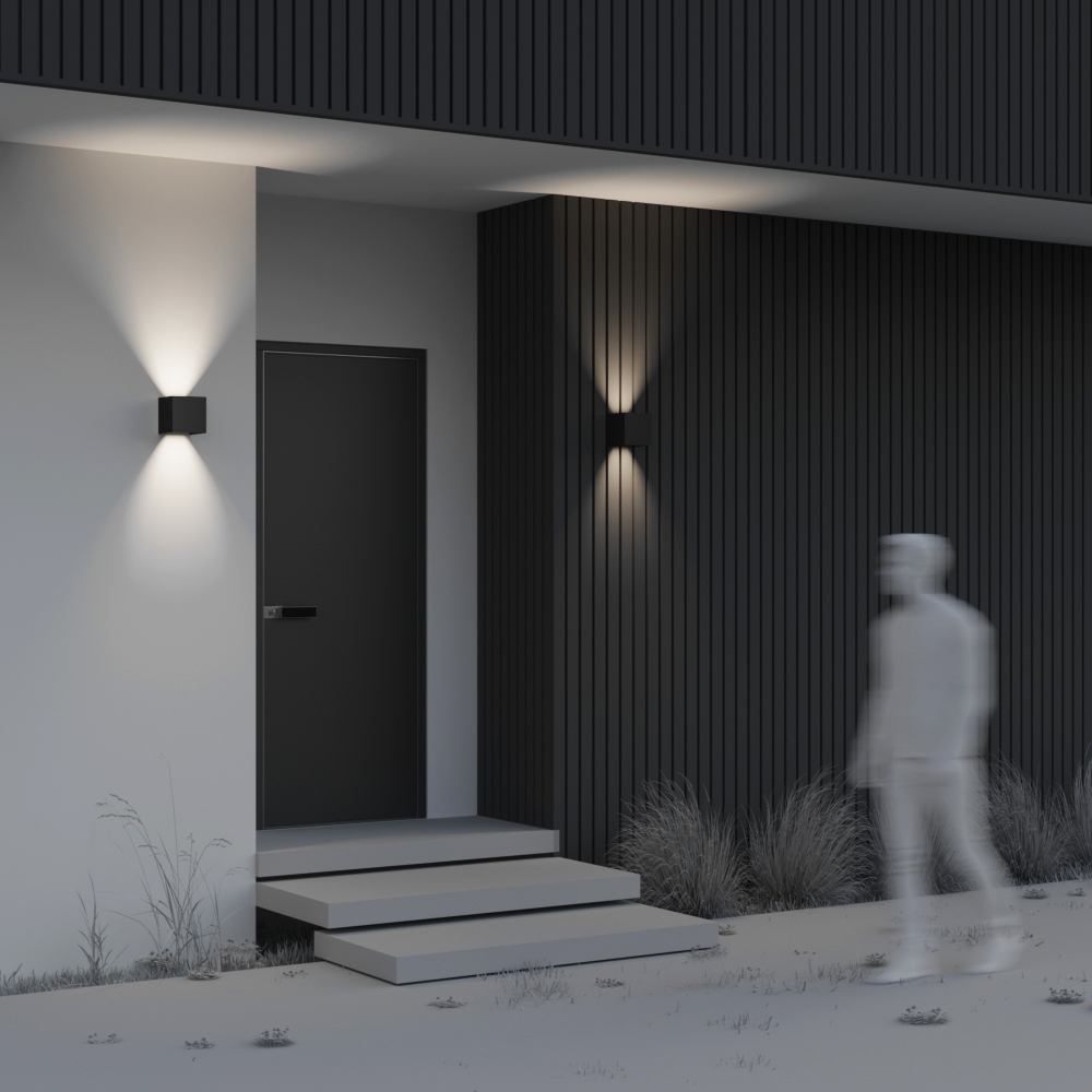 Дополнительная картинка Настенный светильник (бра) Outdoor O572WL-L20B3K