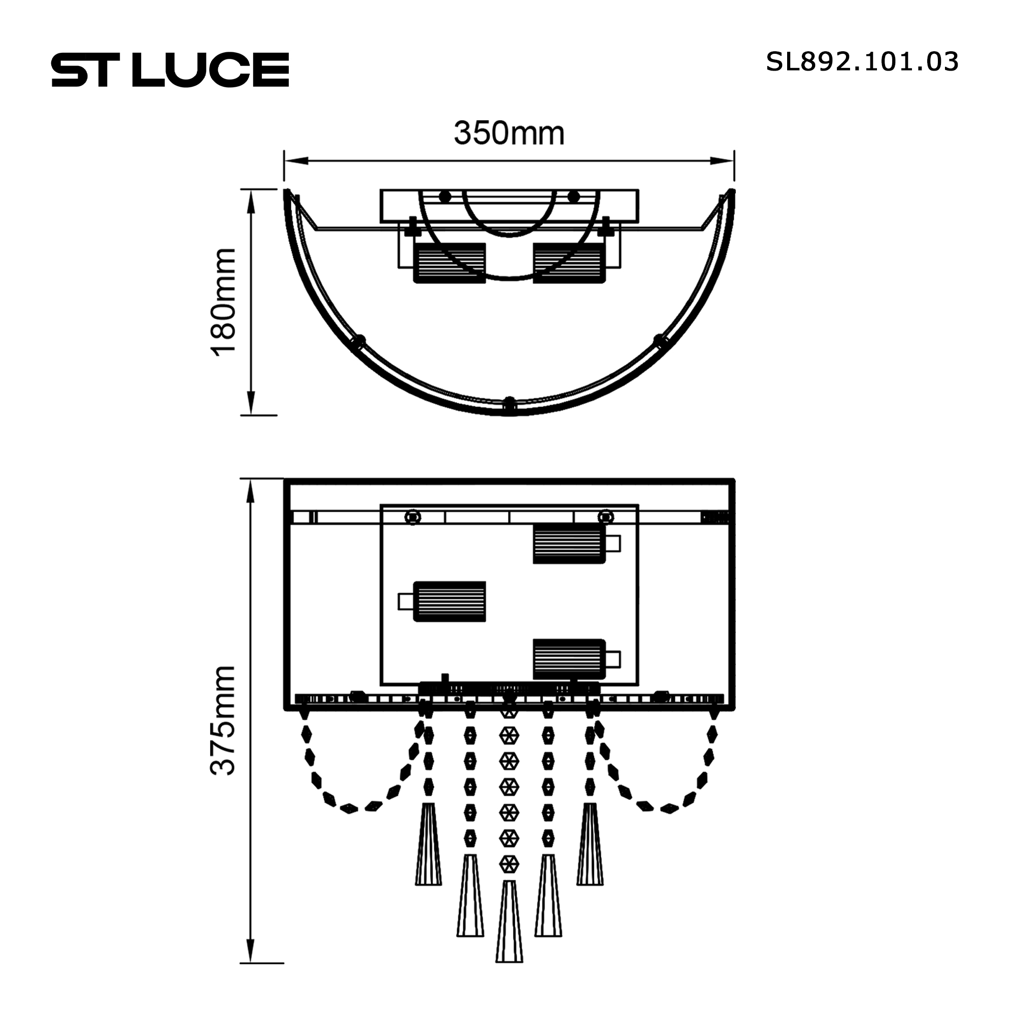 Бра ST Luce Representa SL892.101.03 — фото 4