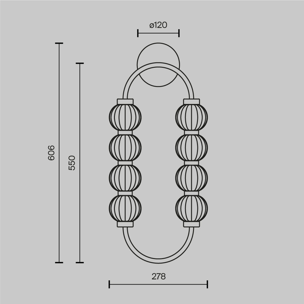 Дополнительная картинка Настенный светильник (бра) Maytoni MOD555WL-L11G3K