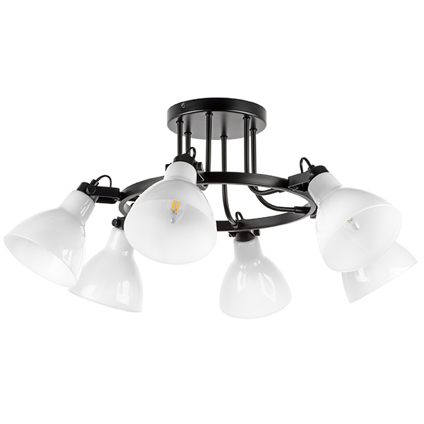 люстры 761060 (mx9114-6b) люстра acrobata 6х40w e14 белый (в комплекте), доставка по Казахстану 