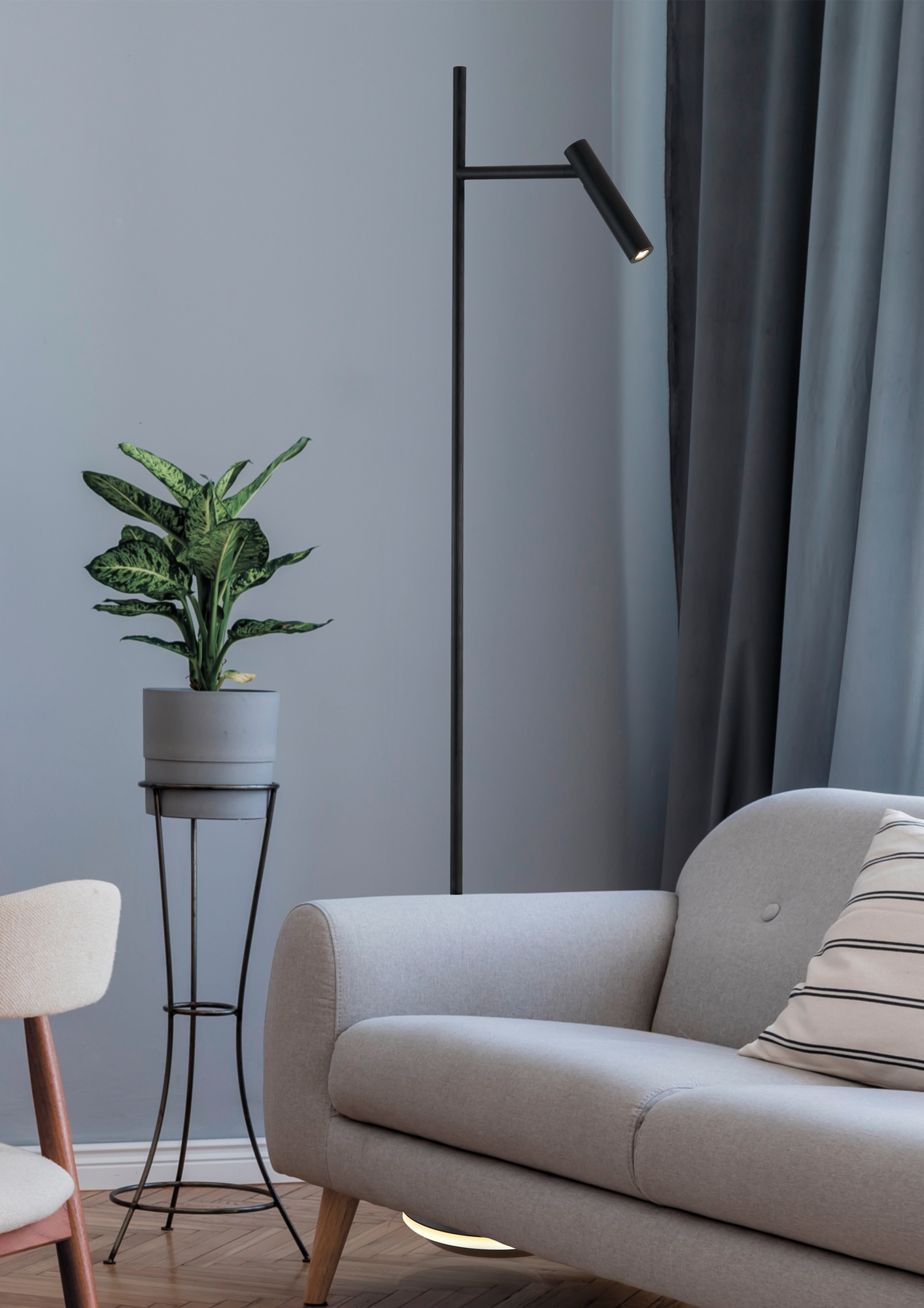 Картинка Торшер Maytoni Estudo Z010FL-L8B3K