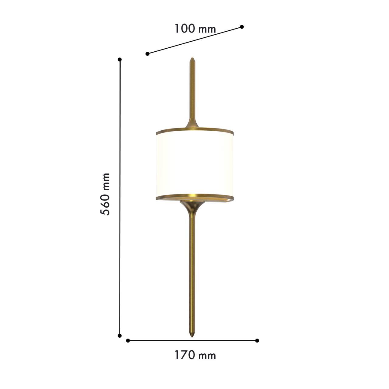 Дополнительная картинка Настенный светильник Kreisel 4568-2W