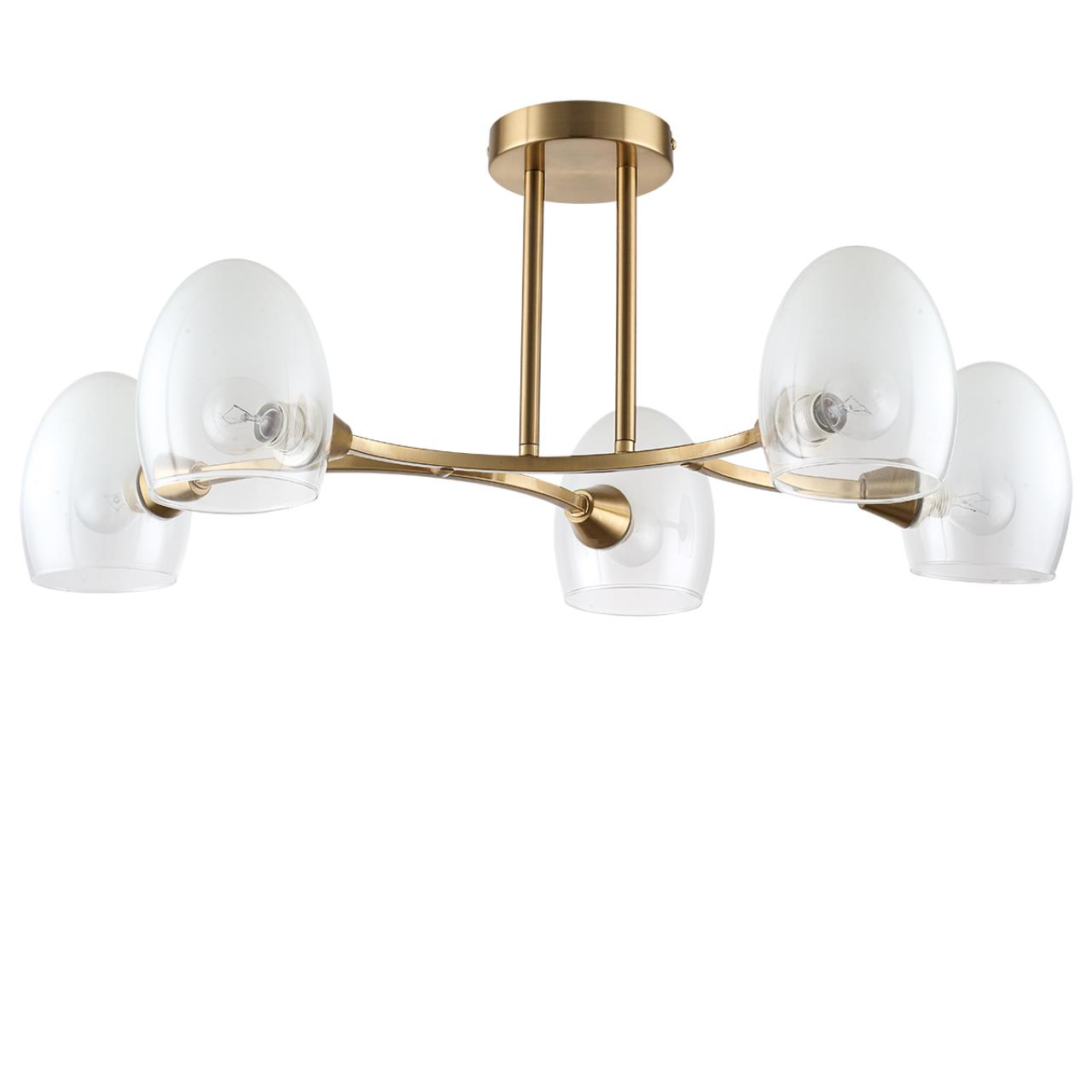 купить 6514/5C MODERNI LN23 латунь Потолочный светильник E14 5*40W 220V KENDALL в Алматы, svet.kz, доставка по Казахстану 