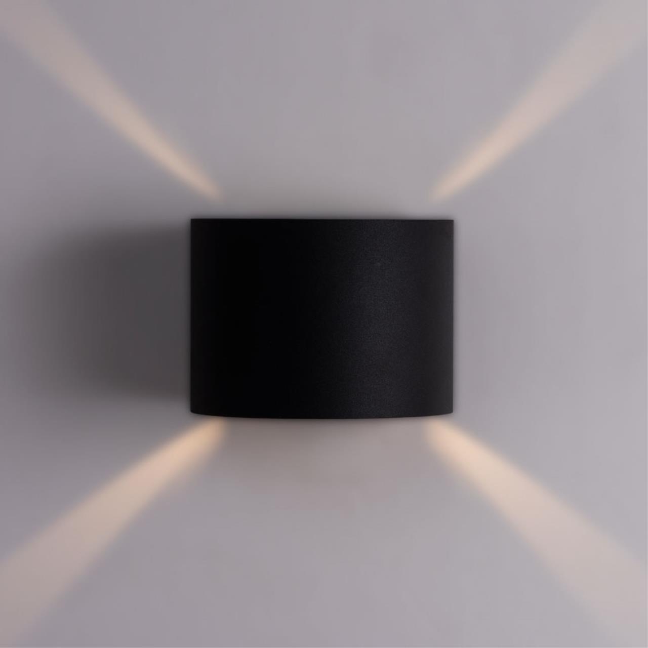 Картинка Уличный настенный светодиодный светильник Arte Lamp Rullo A1415AL-1BK