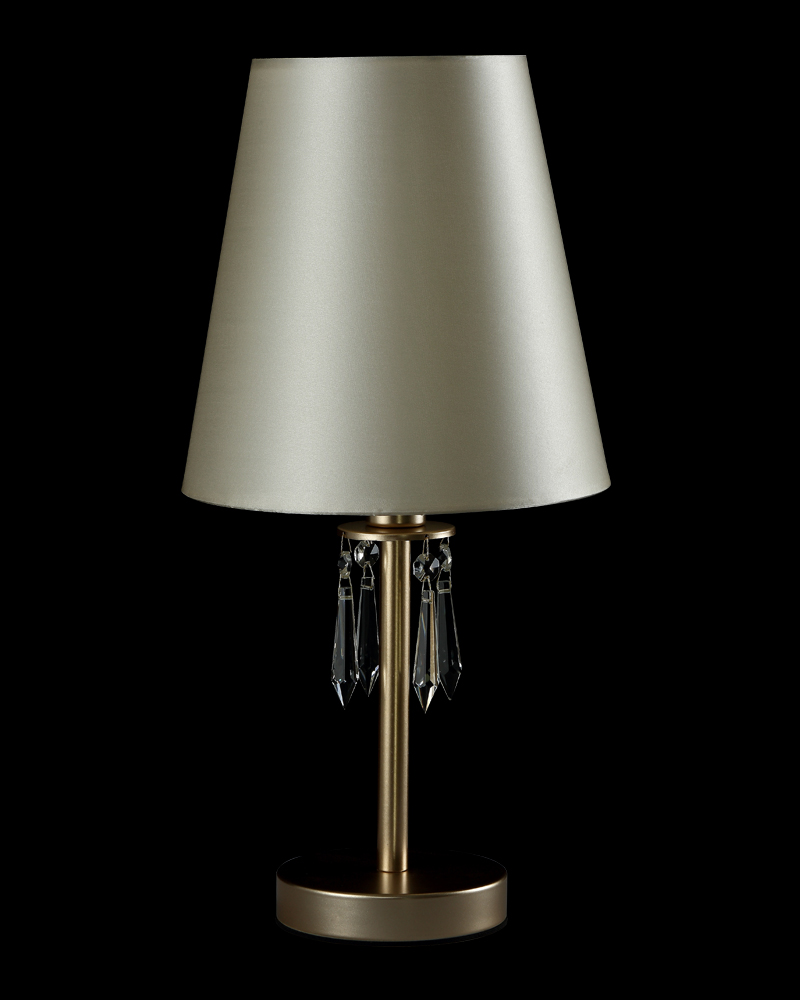 Дополнительная картинка Настольная лампа Crystal Lux RENATA LG1 GOLD Crystal Lux 3591/501