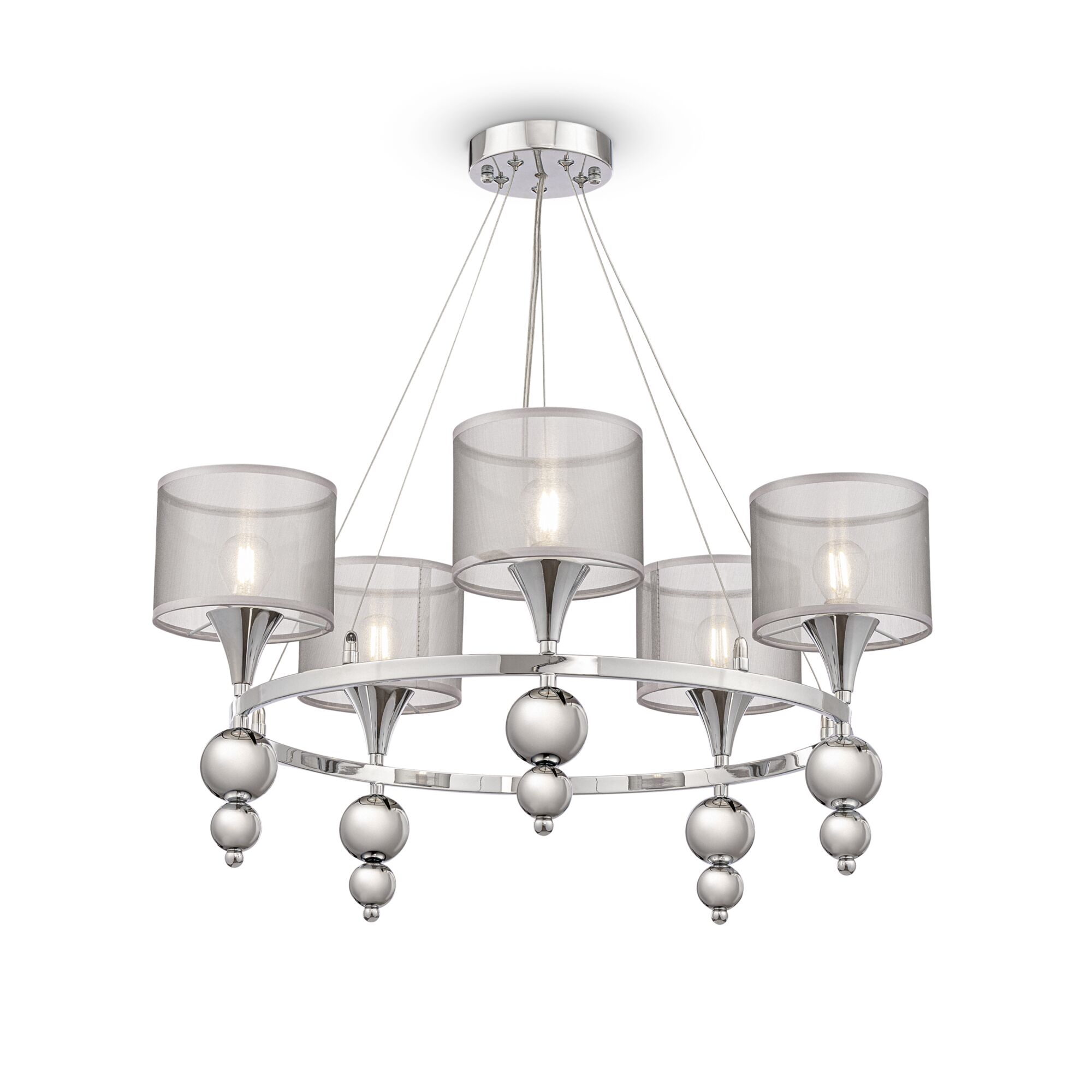 Дополнительная картинка Подвесной светильник Freya Lauren FR5093PL-05CH