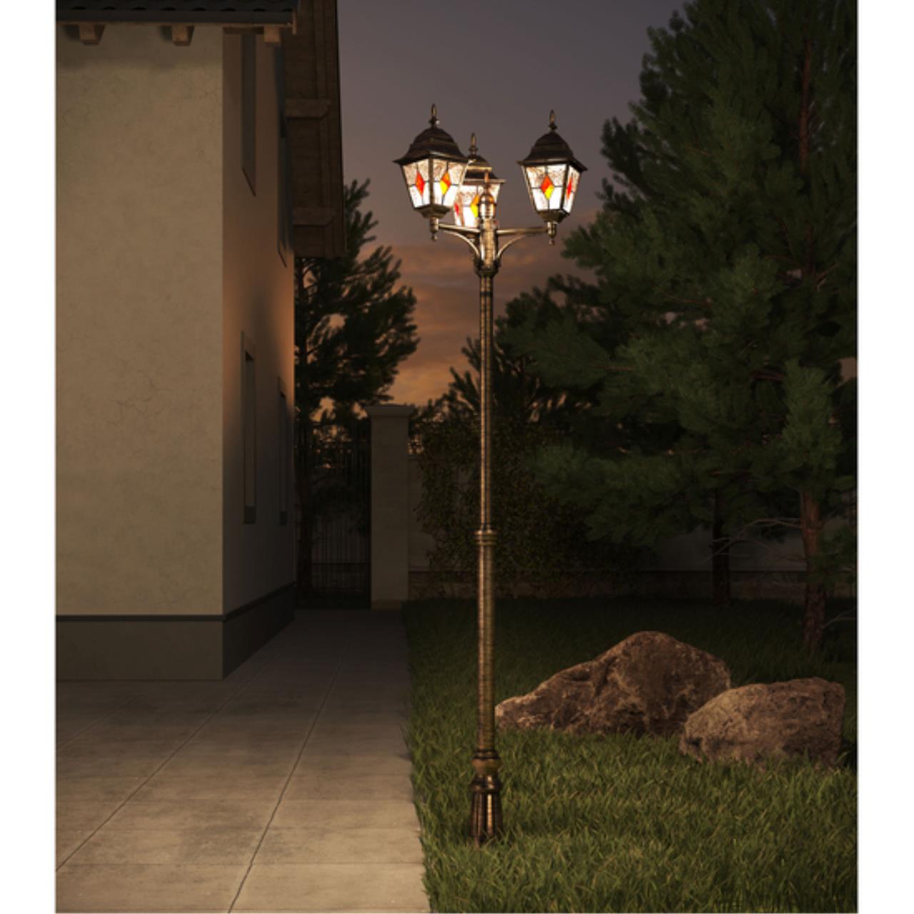 Дополнительная картинка Уличный светильник Arte Lamp MADRID A1542PA-3BN