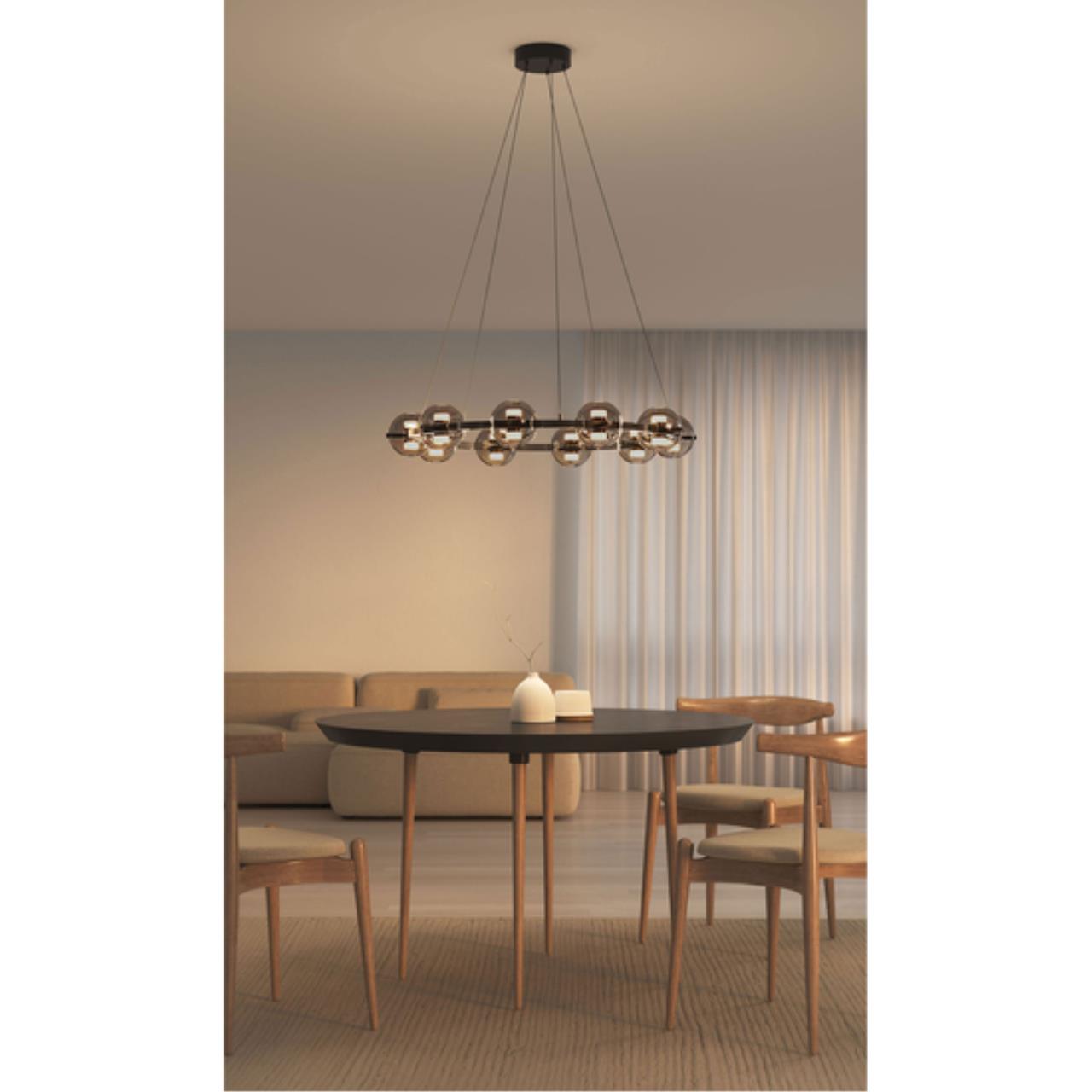 Дополнительная картинка Подвесной светильник Arte Lamp MARKAB A2471LM-20BK