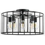 люстры 798287 (mx7961-8a) люстра  genni 8х40w e27 черный матовый/прозрачный (в комплекте), доставка по Казахстану 