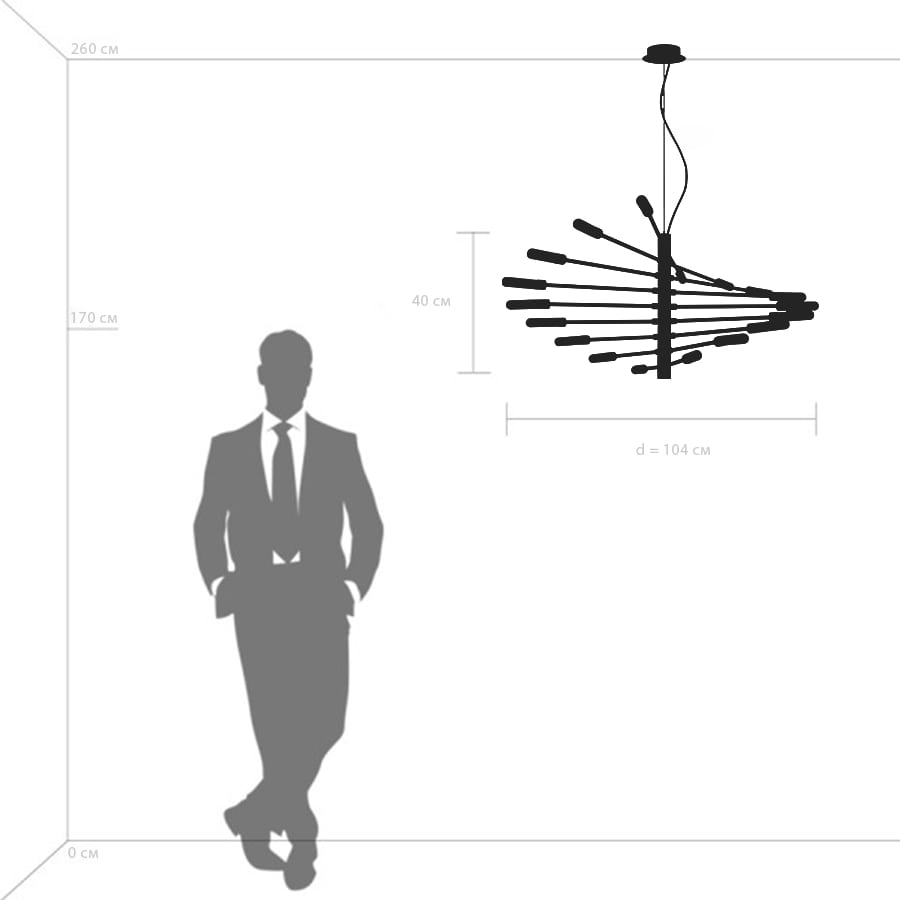 Картинка Подвесной светильник Lightstar Ragno 733187