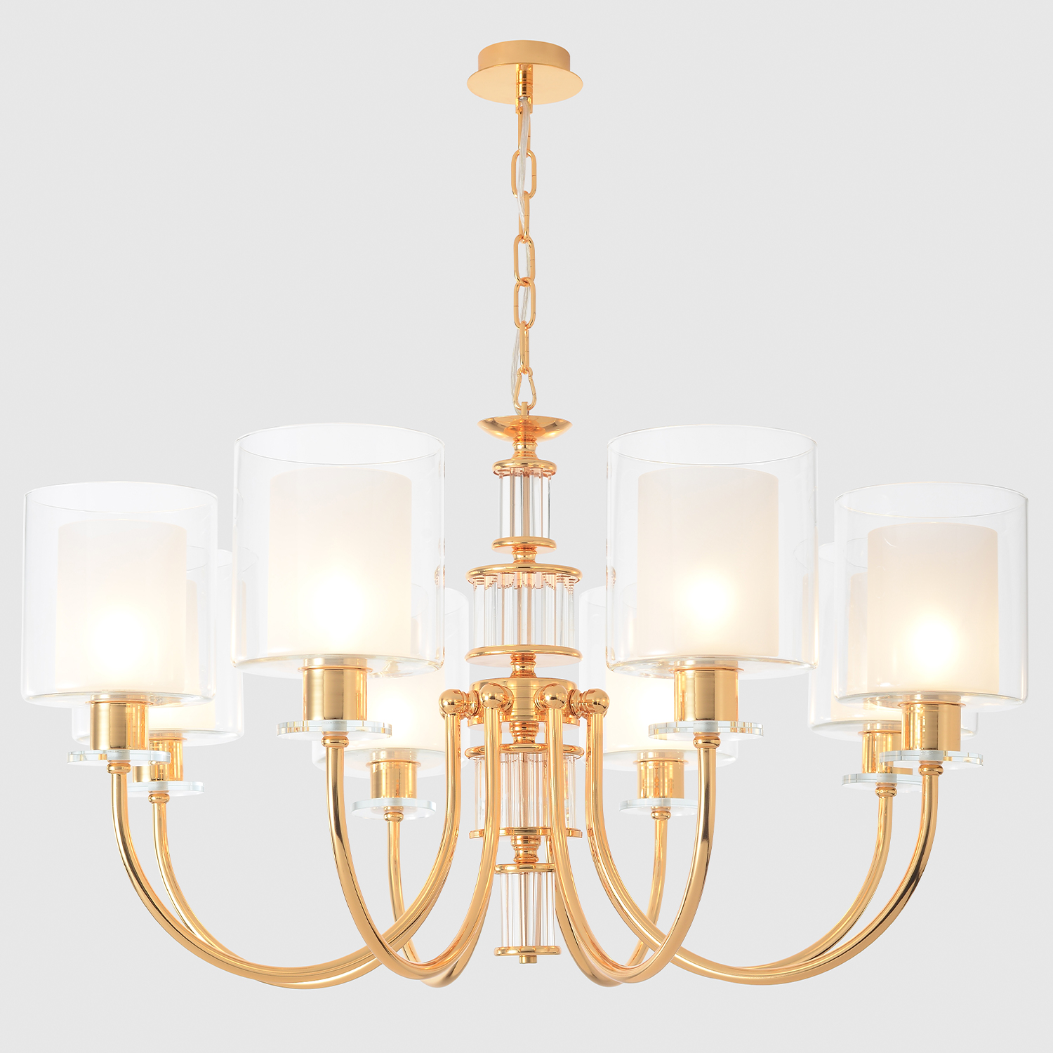 Картинка Люстра Crystal Lux ELENA 1621/308