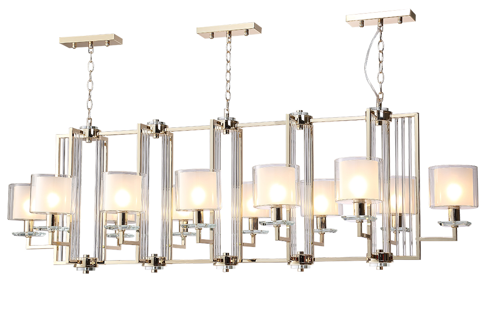 Дополнительная картинка Подвесной светильник Crystal Lux NICOLAS 3401/312L