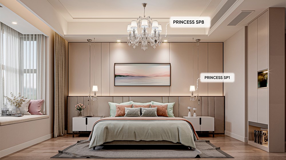 Картинка Люстра Crystal Lux PRINCESS SP8 Crystal Lux 2760/308