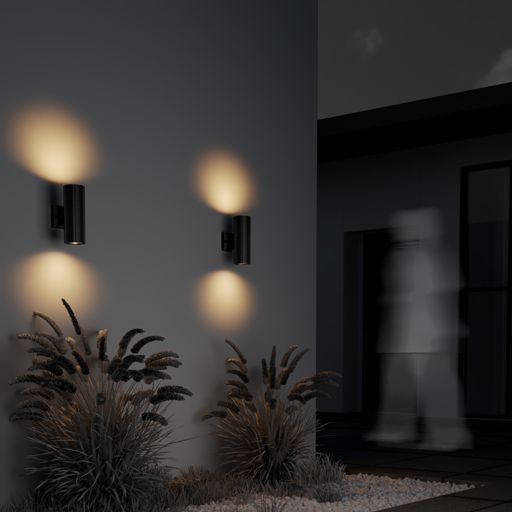 Дополнительная картинка Настенный светильник (бра) Outdoor O419WL-02B