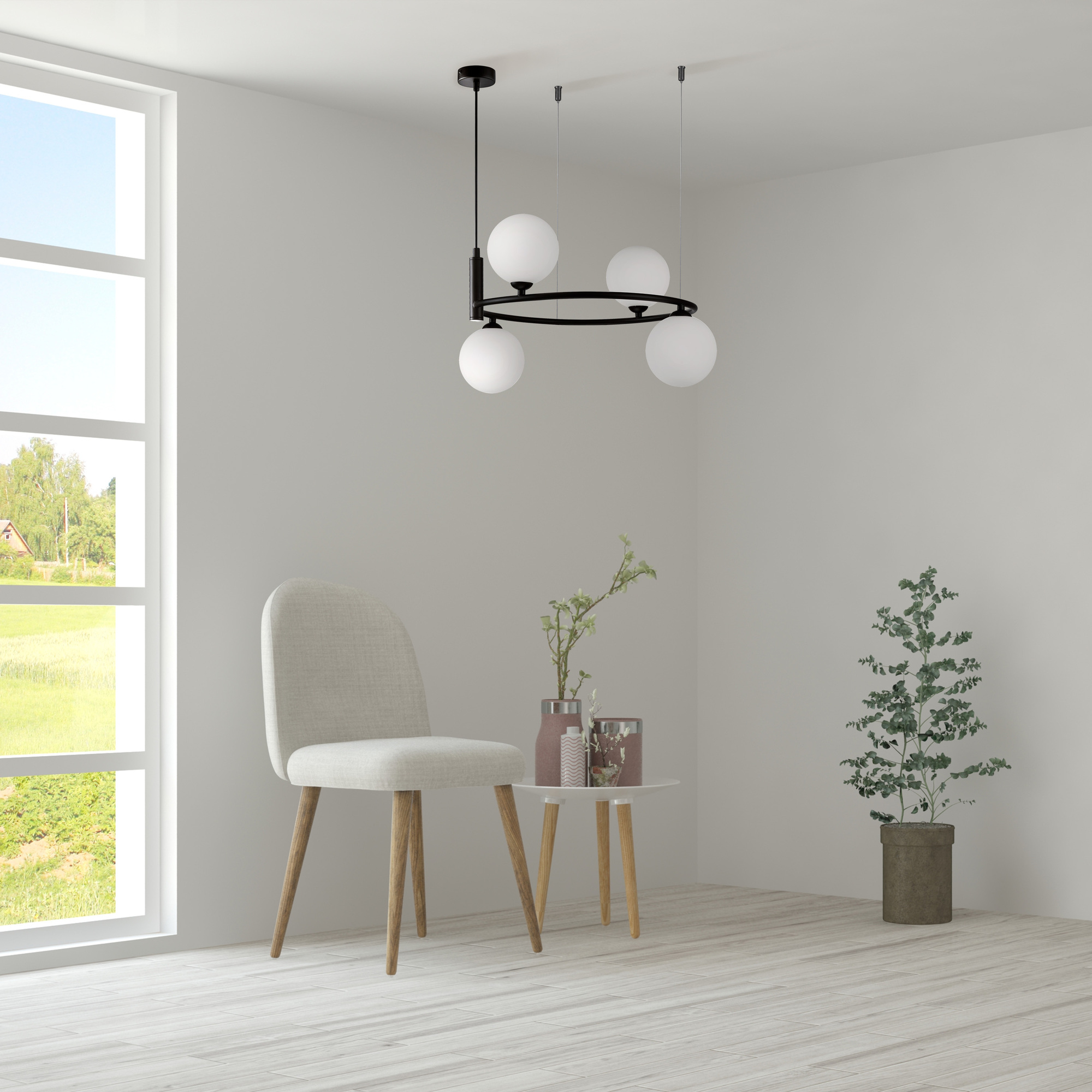 Дополнительная картинка Подвесная люстра Maytoni Ring MOD013PL-04B