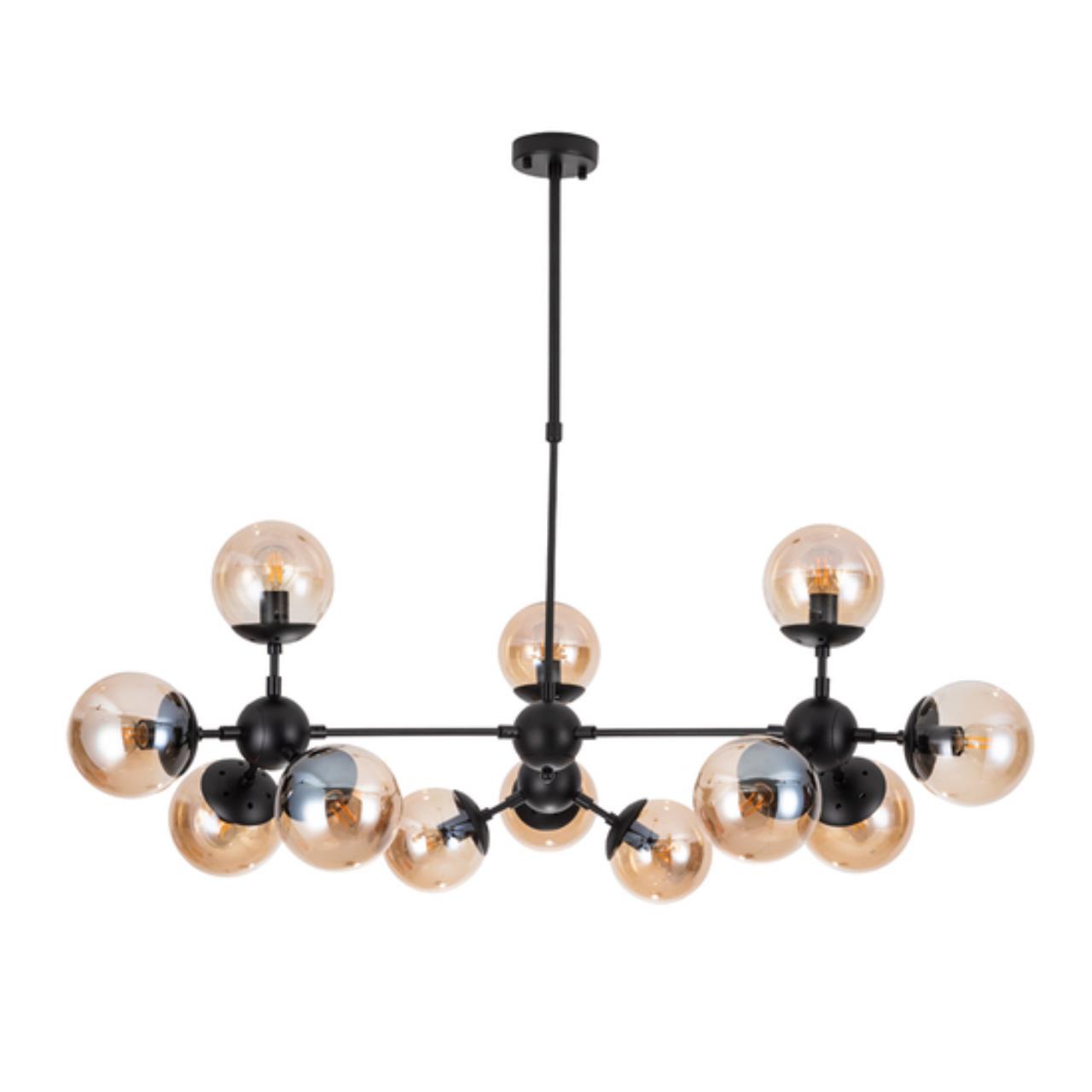 Дополнительная картинка Подвесная люстра Arte Lamp BOLLA A1664SP-12BK