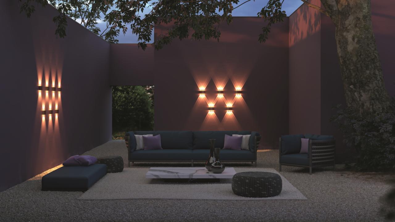 Дополнительная картинка Настенный светильник (бра) Outdoor O417WL-L6B3K