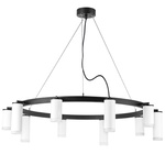 люстры lr0203658650 подвесной светильник rullo 10х50w gu10 черный/белый (571020+214436-5+214486-5+202430-10), доставка по Казахстану 