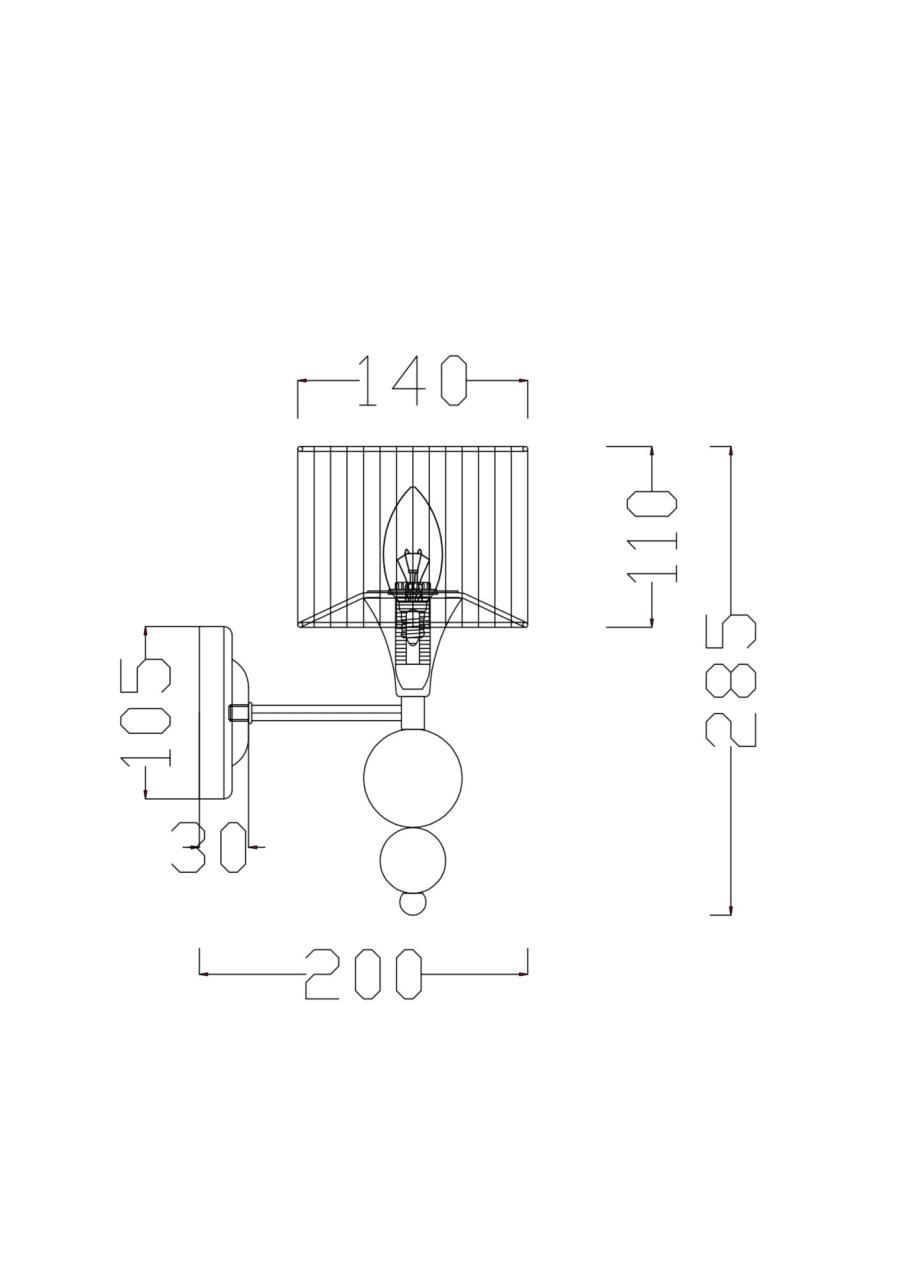 Дополнительная картинка Бра Freya Lauren FR5093WL-01CH