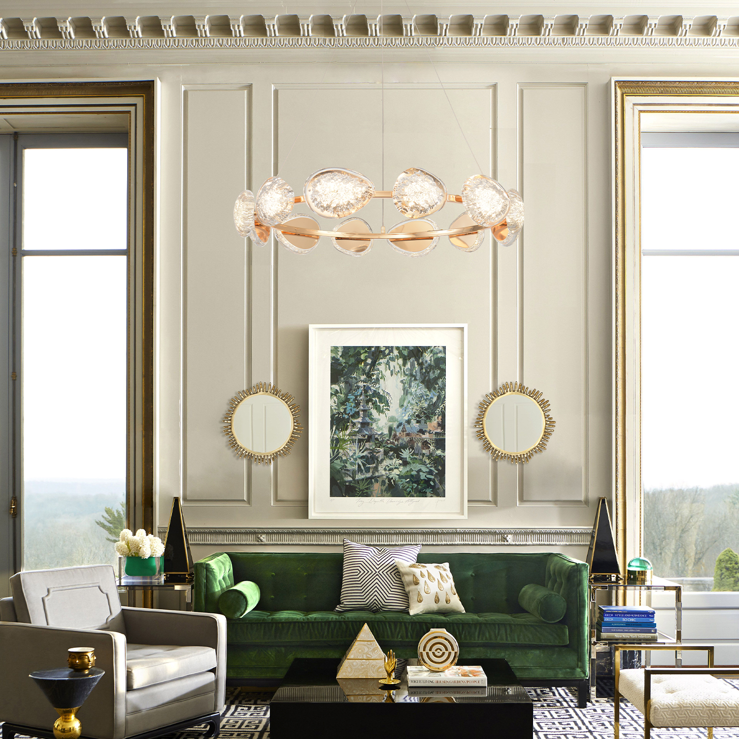 Дополнительная картинка Подвесной светильник Crystal Lux 0590/312