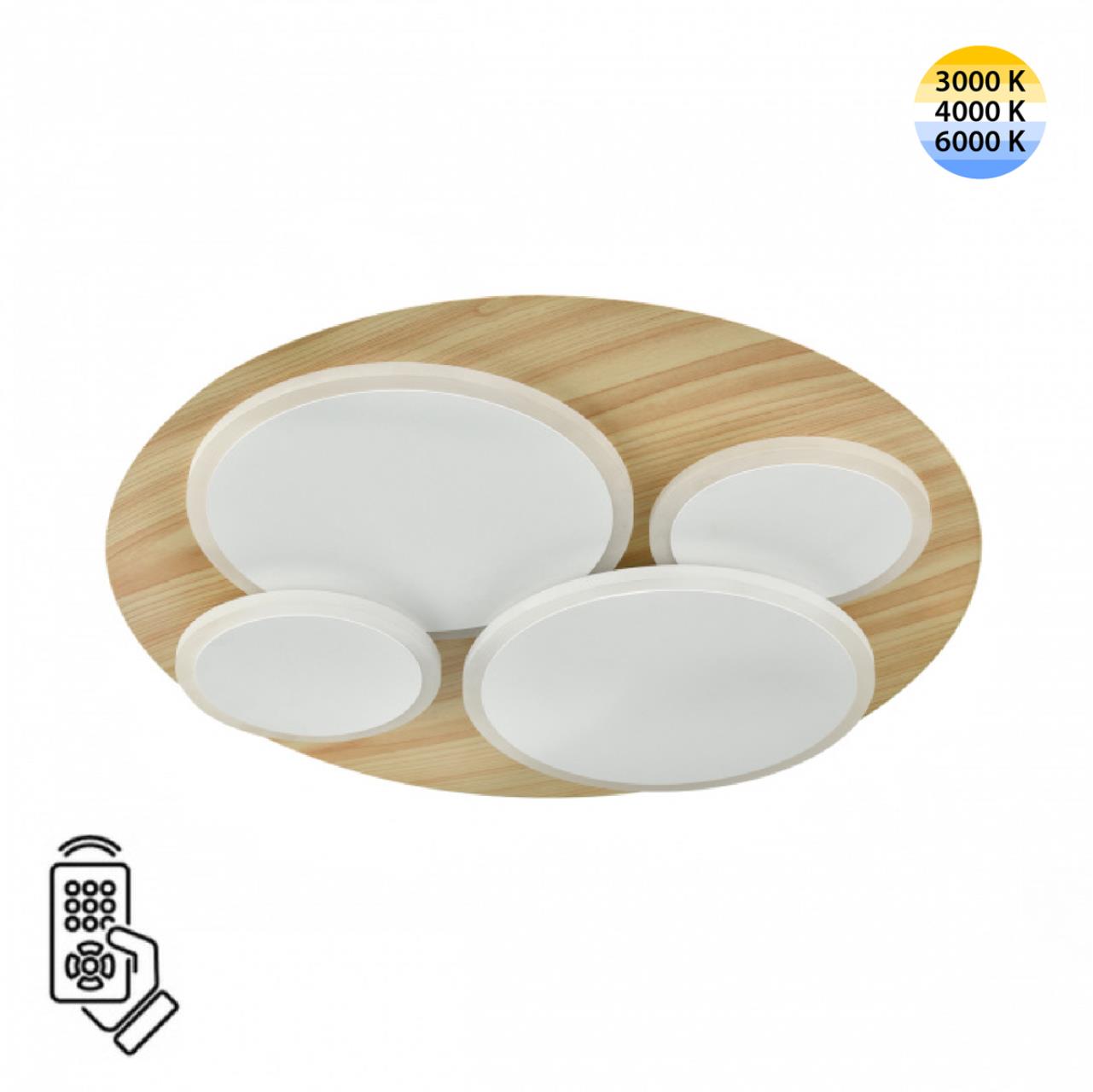Картинка 7734/60L Sonex Светильник пульт ДУ PINE