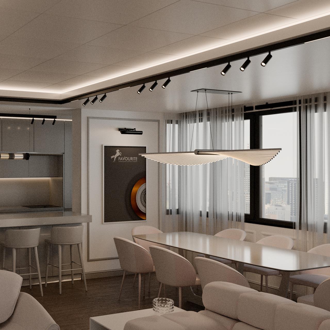 Дополнительная картинка Трековый светильник Logica 4574-1U