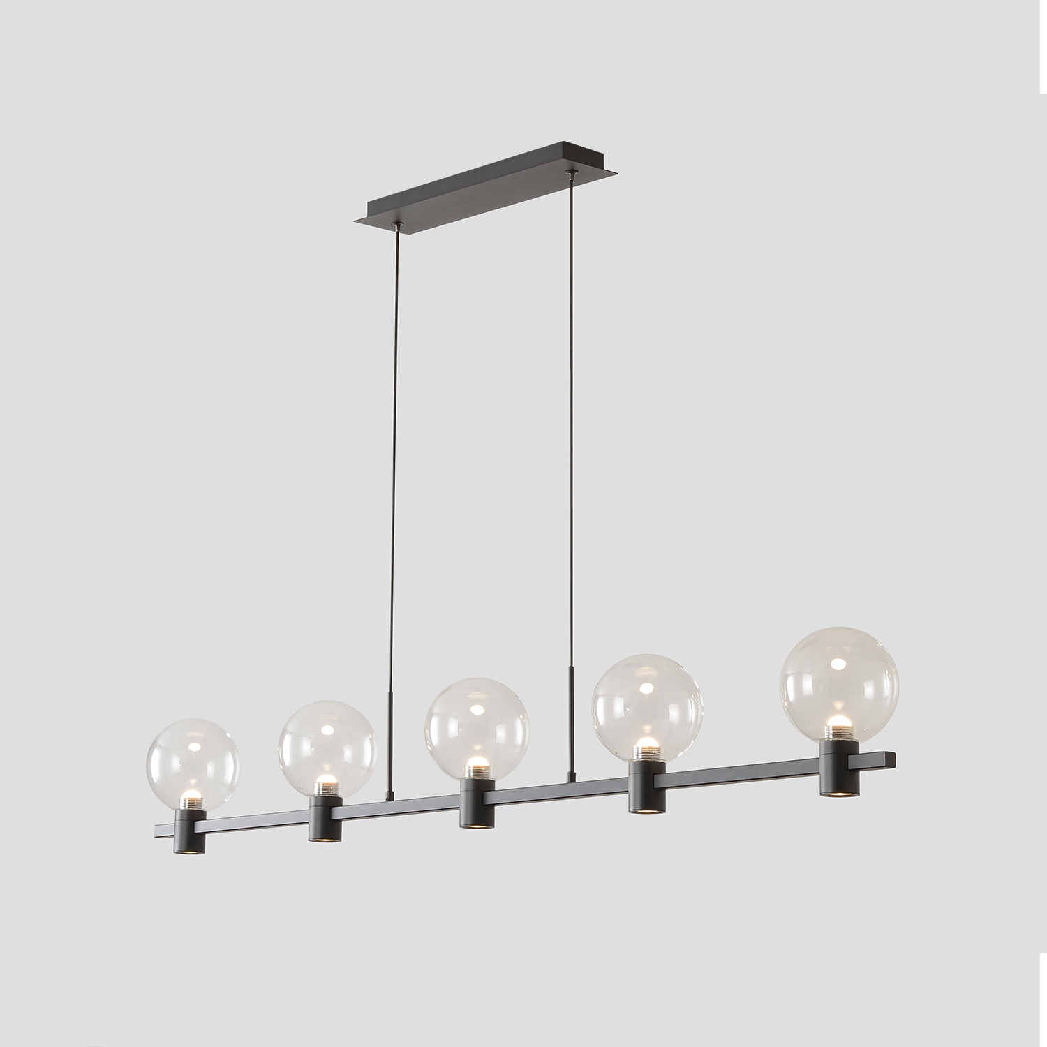 Люстра Crystal Lux DUET SP35W LED BLACK 4090/235 — фото 2