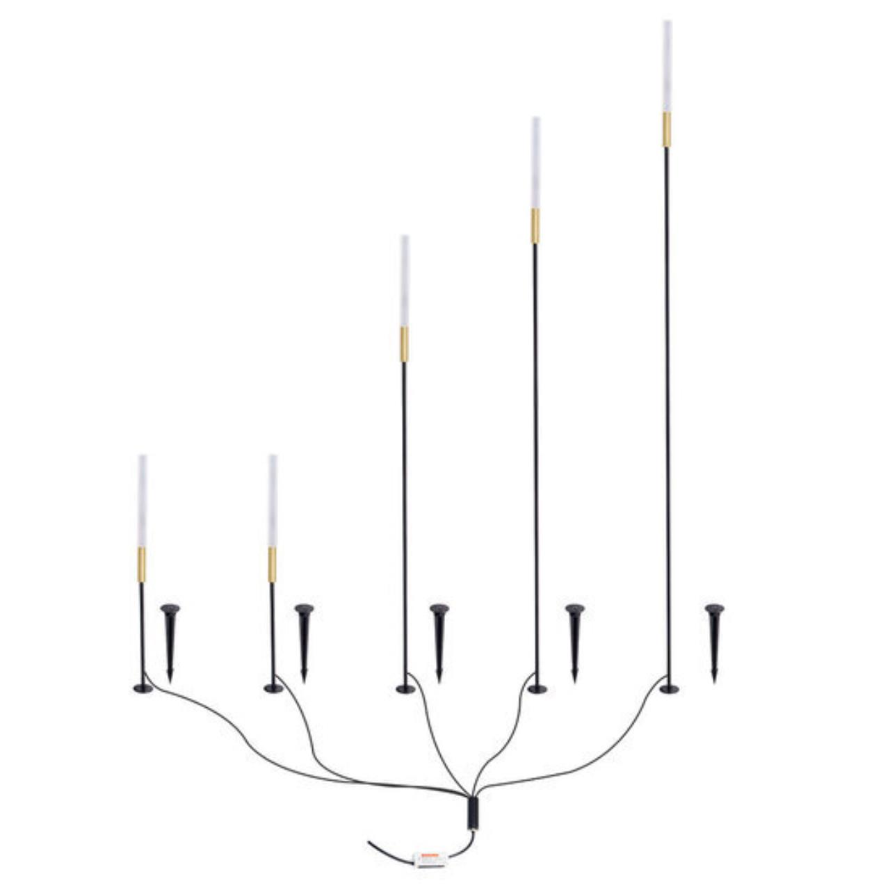 Грунтовый светильник Arte Lamp MUSTER A1083PA-5BK