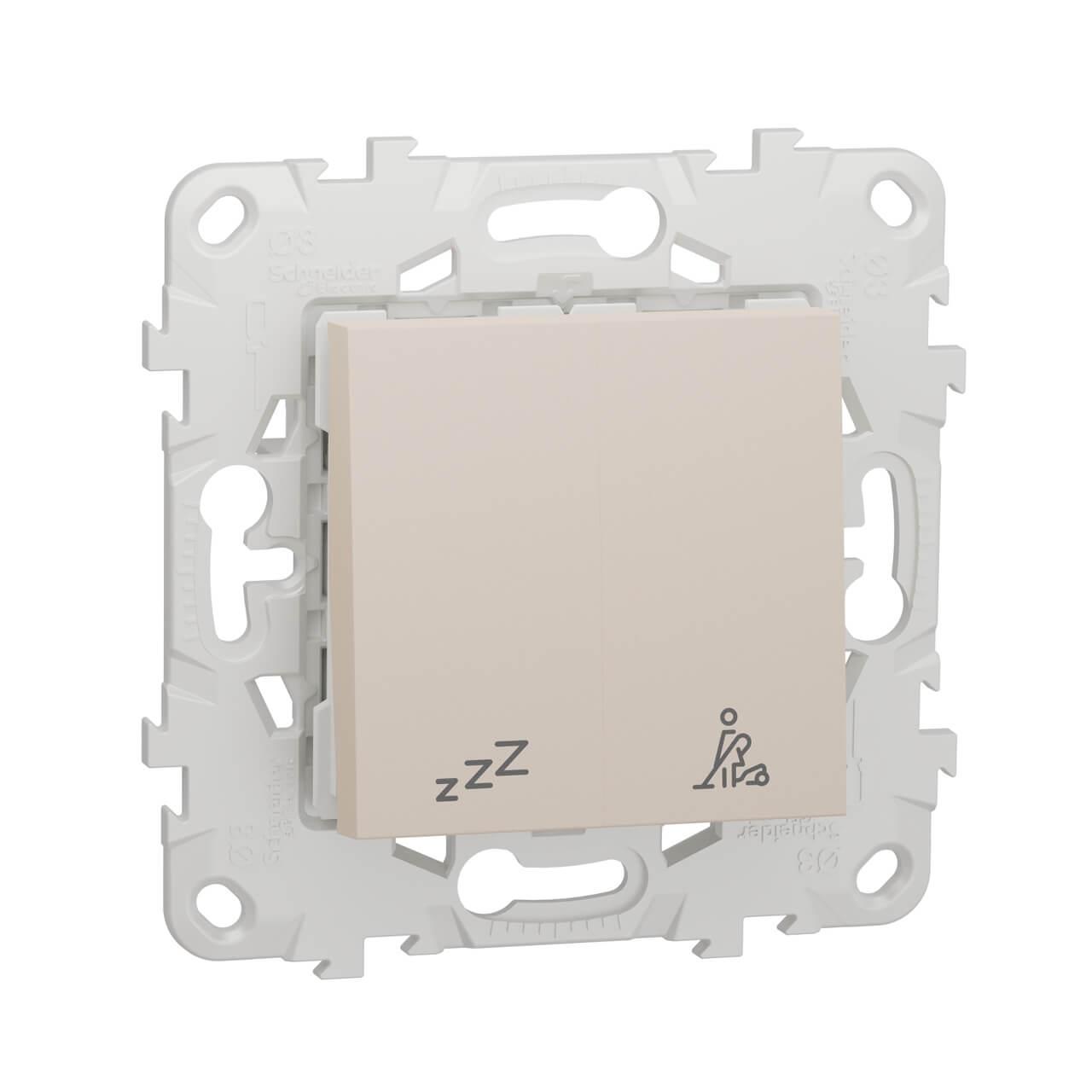 Выключатель кнопочный Schneider Electric Unica New NU521744