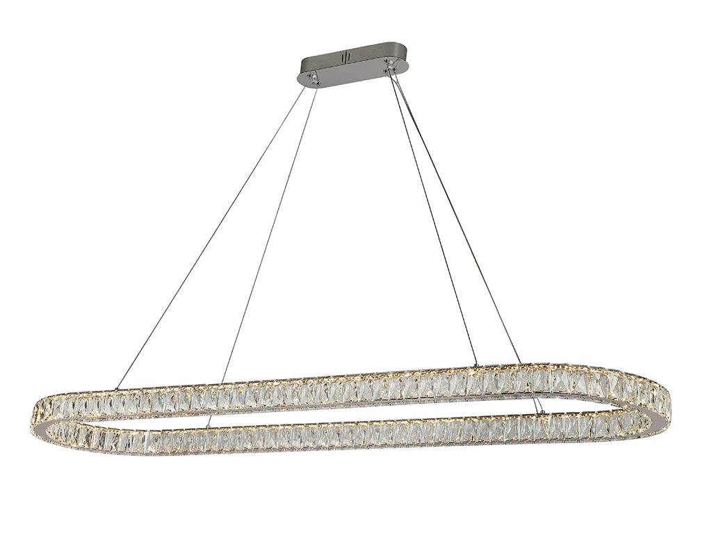 NEWPORT 8580 8580/140 C oval chrome , Люстра
