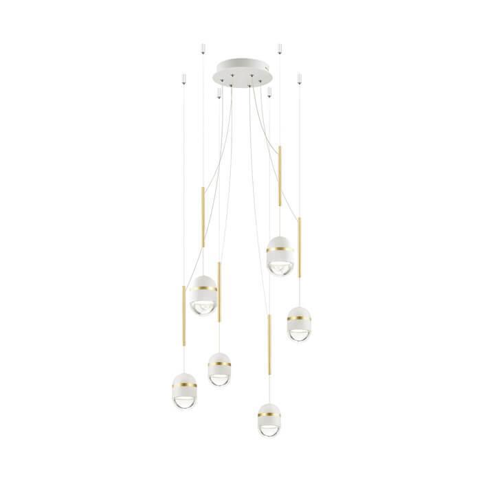 подвесная светодиодная люстра odeon light minion 4117/30l, доставка по Казахстану 